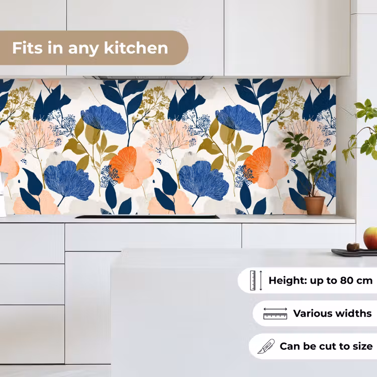 Kitchen splashback - Flowers - Botanical - Colorful — 7