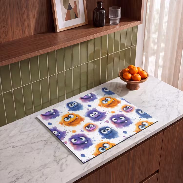Induction hob cover - Monsters - Watercolor - Colorful — 4