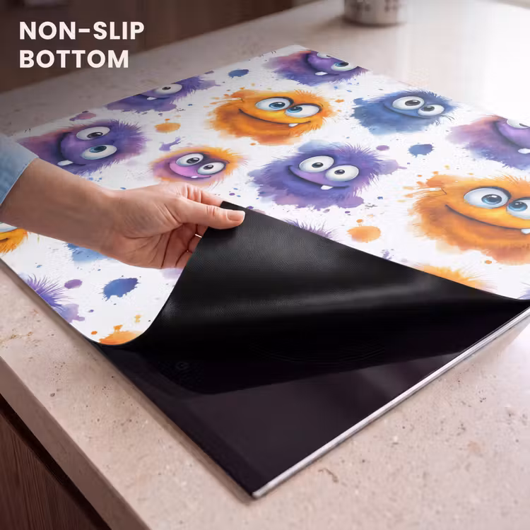Induction hob cover - Monsters - Watercolor - Colorful — 5