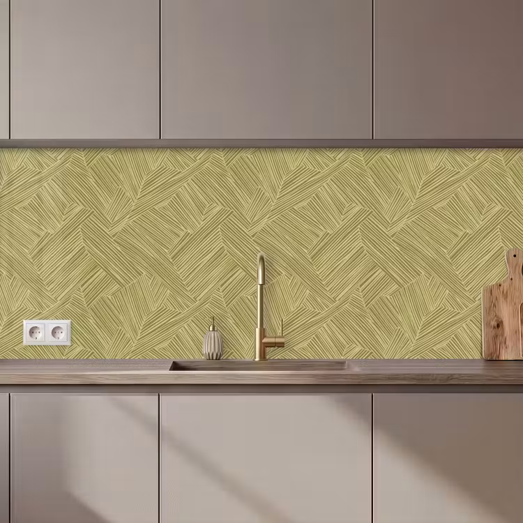 Kitchen splashback - Abstract - Modern - Green — 1