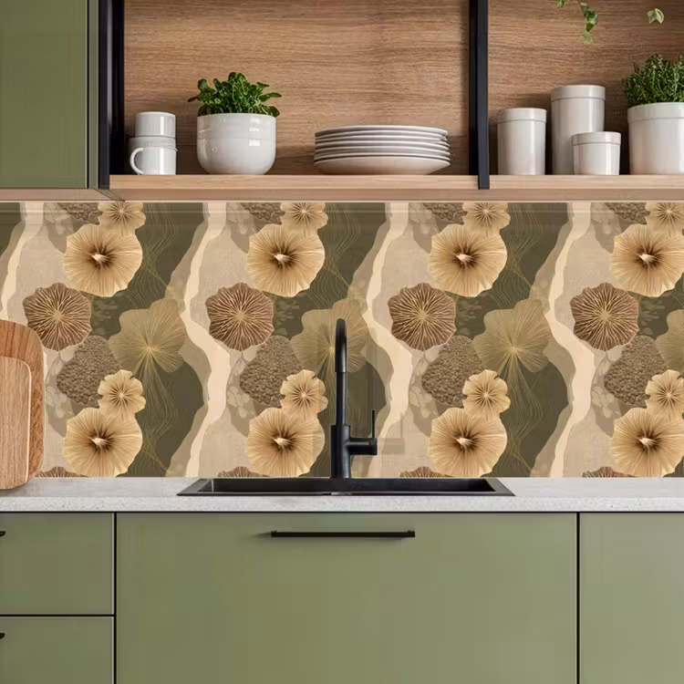 Kitchen splashback - Abstract - Modern - Green — 8