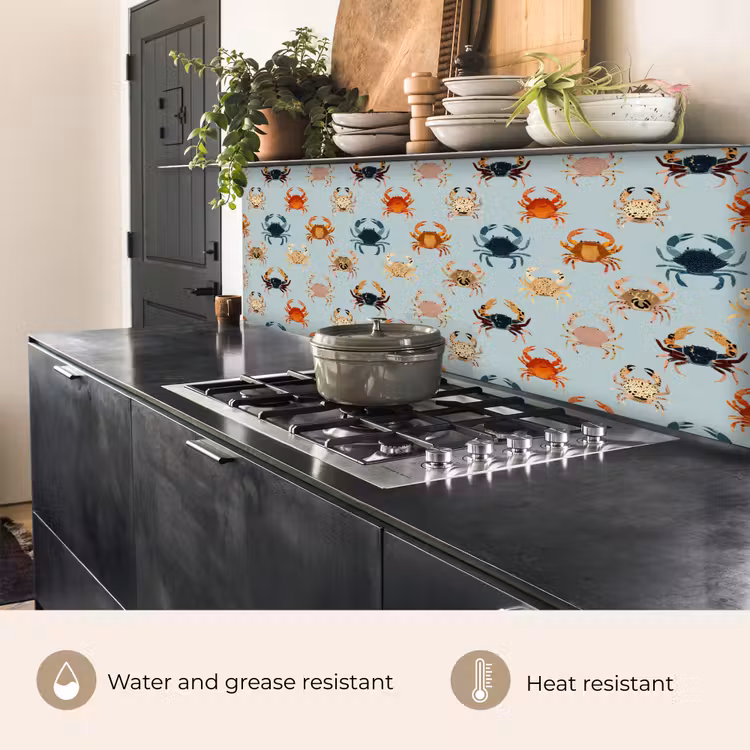 Kitchen splashback - Crabs - Playful - Colorful — 5