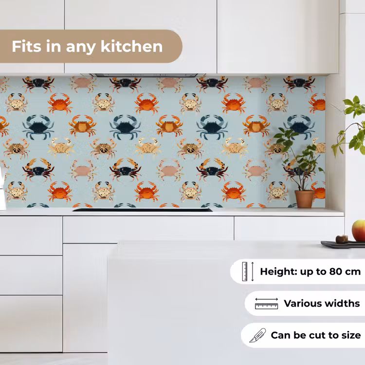 Kitchen splashback - Crabs - Playful - Colorful — 7