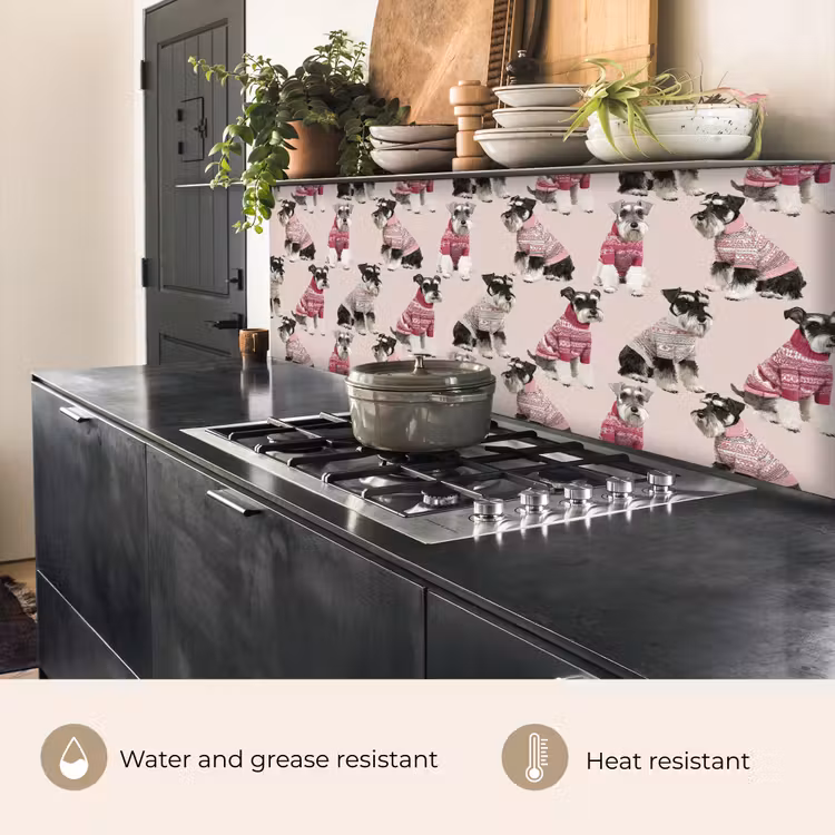 Kitchen splashback - Dogs - Sweaters - Red — 5