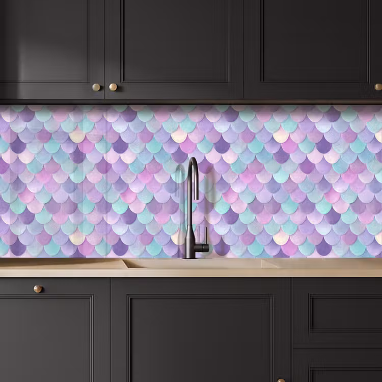 Kitchen splashback - Dreamy - Mermaid - Pastel — 6