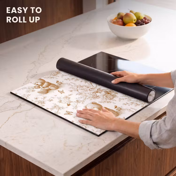 Induction hob cover - Bear - Timeless - Brown — 6