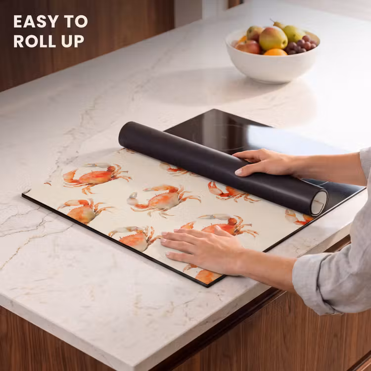 Induction hob cover - Crabs - Pattern - Orange — 6