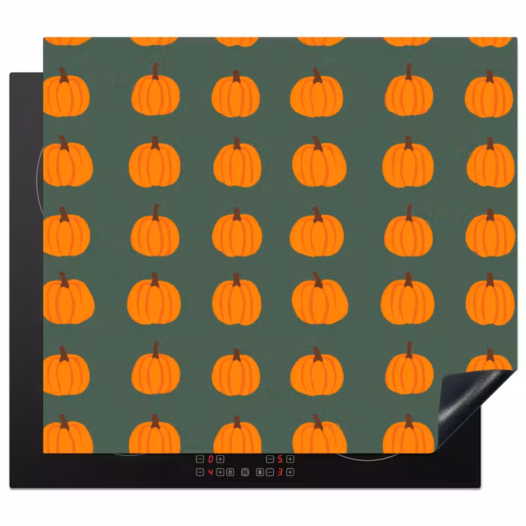 Induction hob cover - Pumpkin - Pattern - Orange — 1