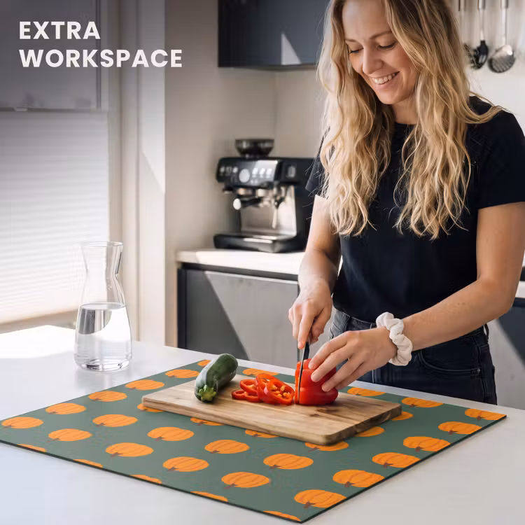 Induction hob cover - Pumpkin - Pattern - Orange — 7