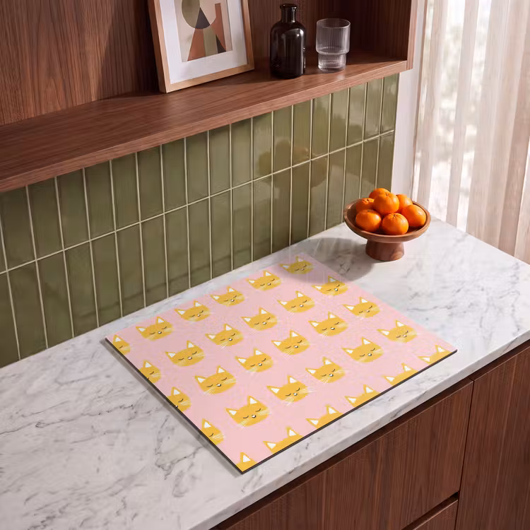 Induction hob cover - Cats - Pattern - Pink — 4