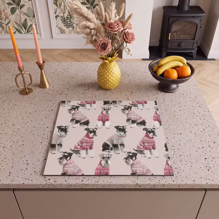 Induction hob cover - Dogs - Sweaters - Red — 3