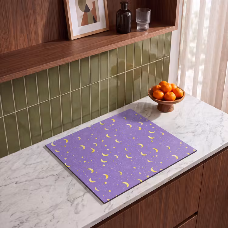 Induction hob cover - Mane - Stars - Purple — 4