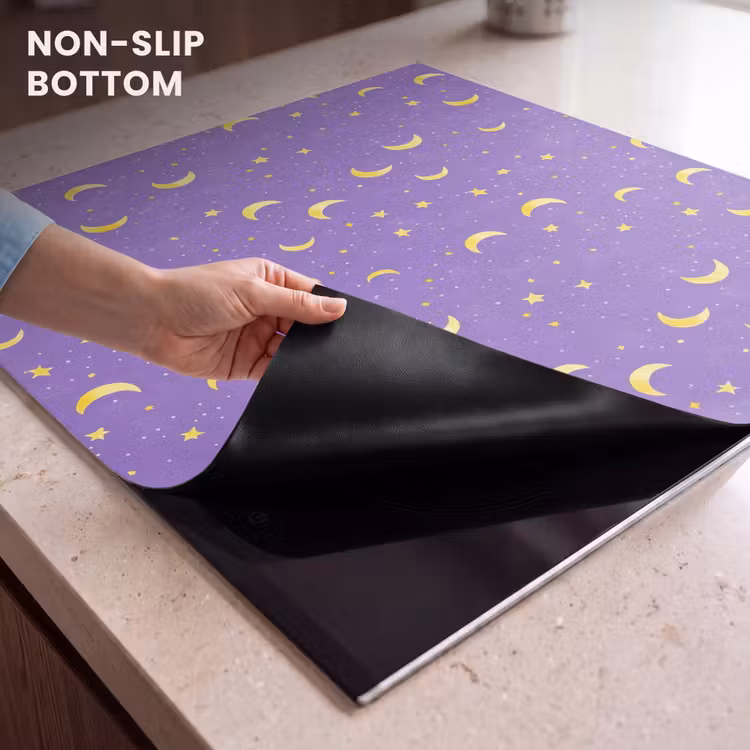 Induction hob cover - Mane - Stars - Purple — 5