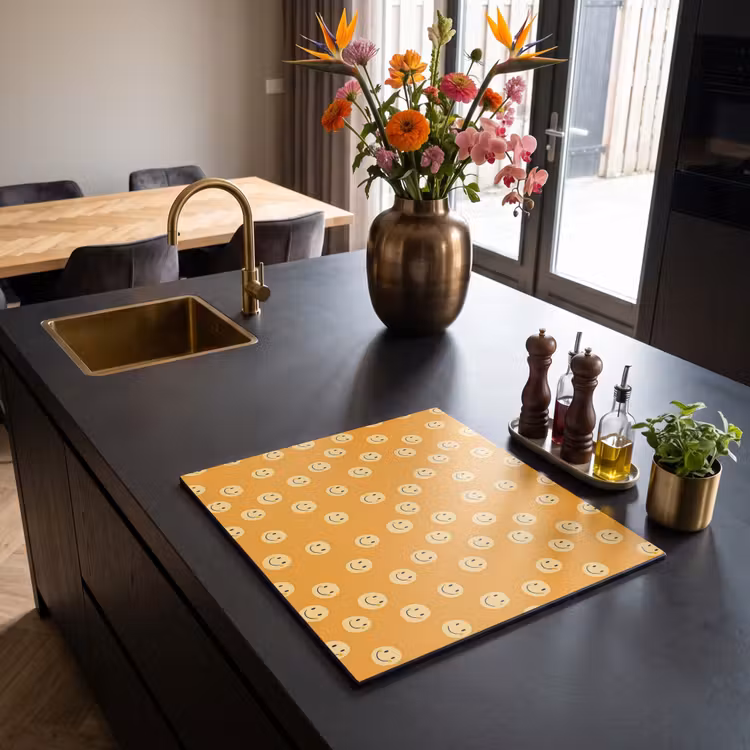 Induction hob cover - Smileys - Retro - Heel — 2