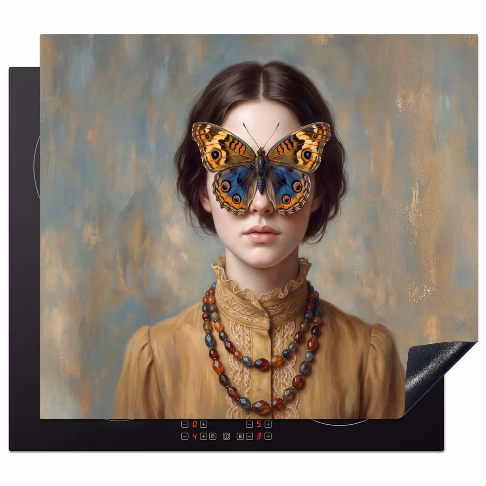 Induction hob cover - Portrait - Butterfly - Colorful — 1
