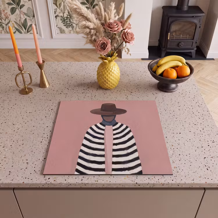 Induction hob cover - Graphic - Woman - Pink — 3