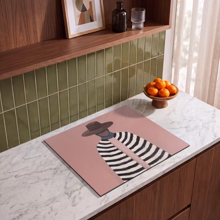Induction hob cover - Graphic - Woman - Pink — 4
