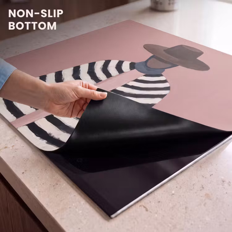 Induction hob cover - Graphic - Woman - Pink — 5