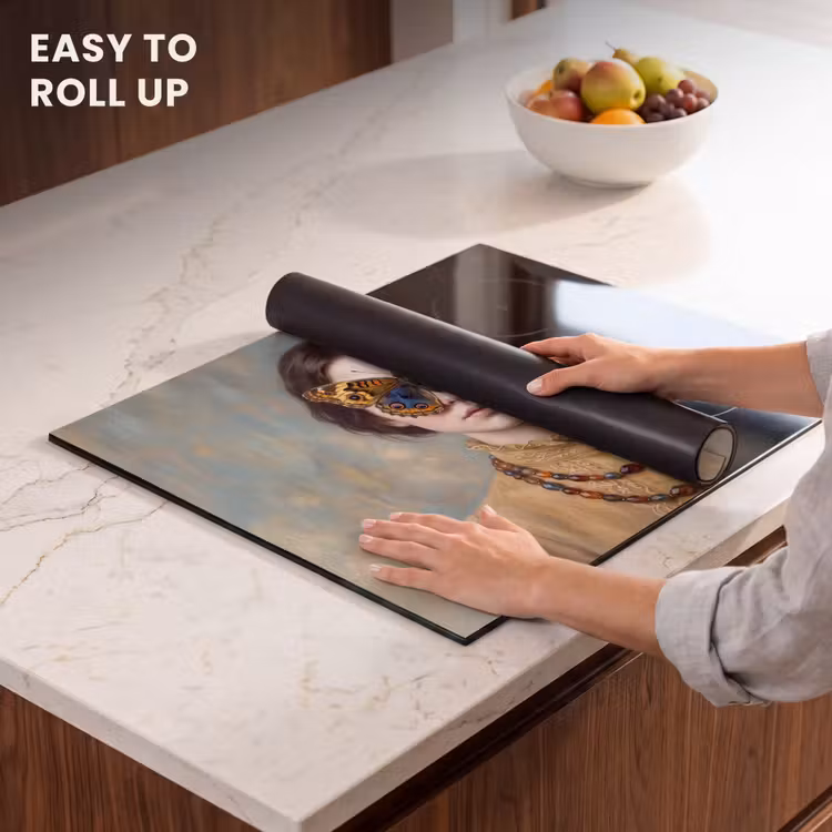 Induction hob cover - Portrait - Butterfly - Colorful — 6