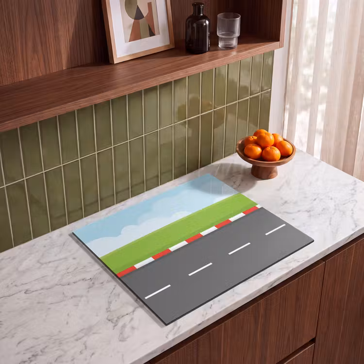 Induction hob cover - Race track - Illustration - Sports - Colorful — 4