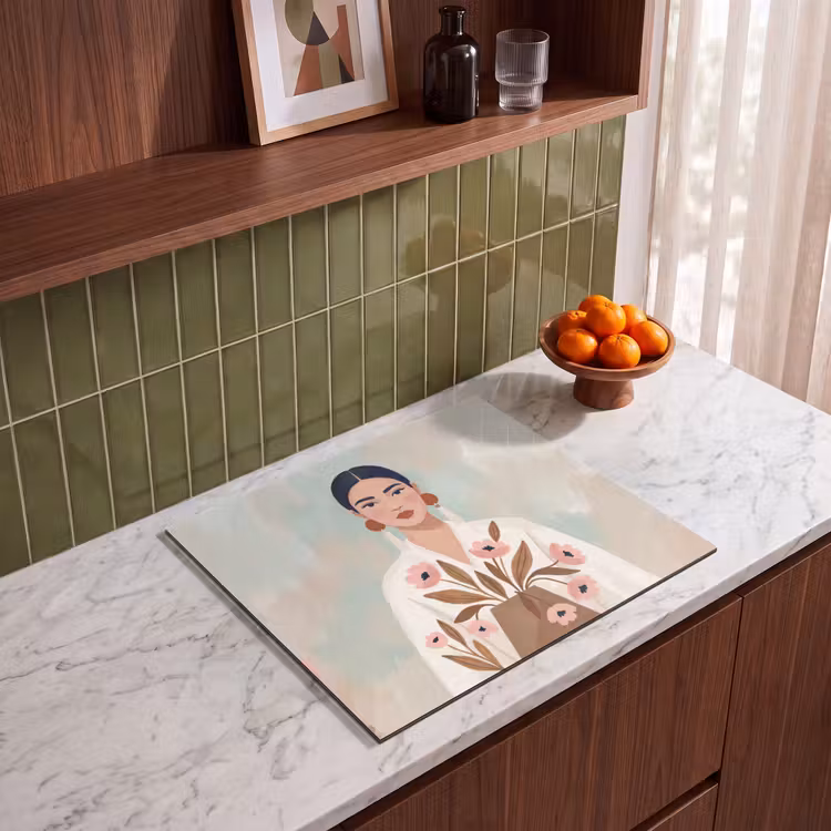 Induction hob cover - Woman - Kimono - Pastel — 4