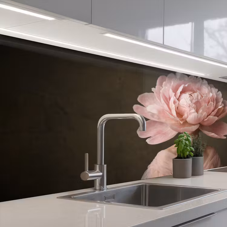 Kitchen splashback - Face - Rose - Pink — 2