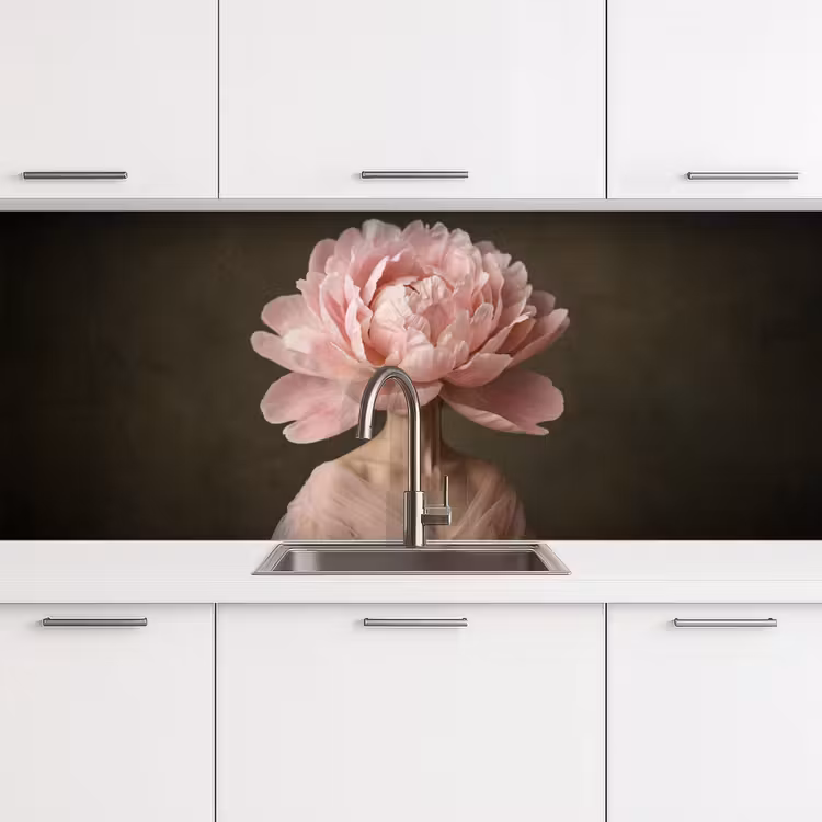 Kitchen splashback - Face - Rose - Pink — 4