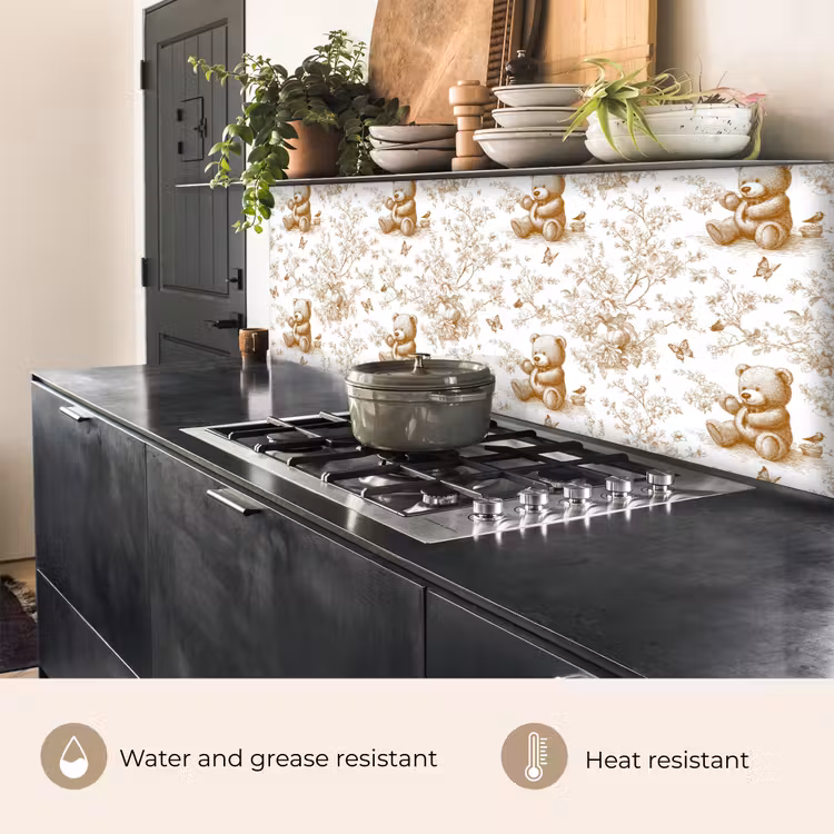 Kitchen splashback - Bear - Timeless - Brown — 5