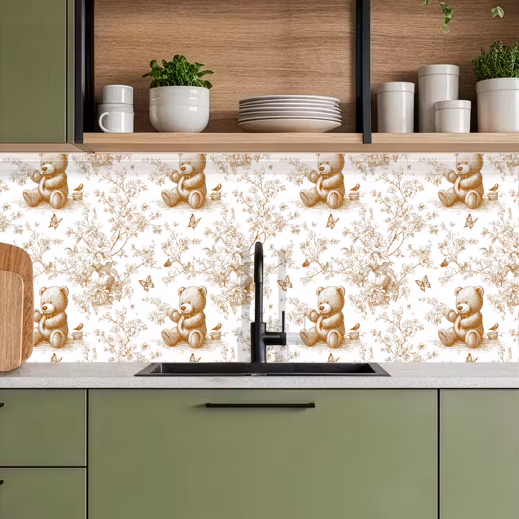 Kitchen splashback - Bear - Timeless - Brown — 8