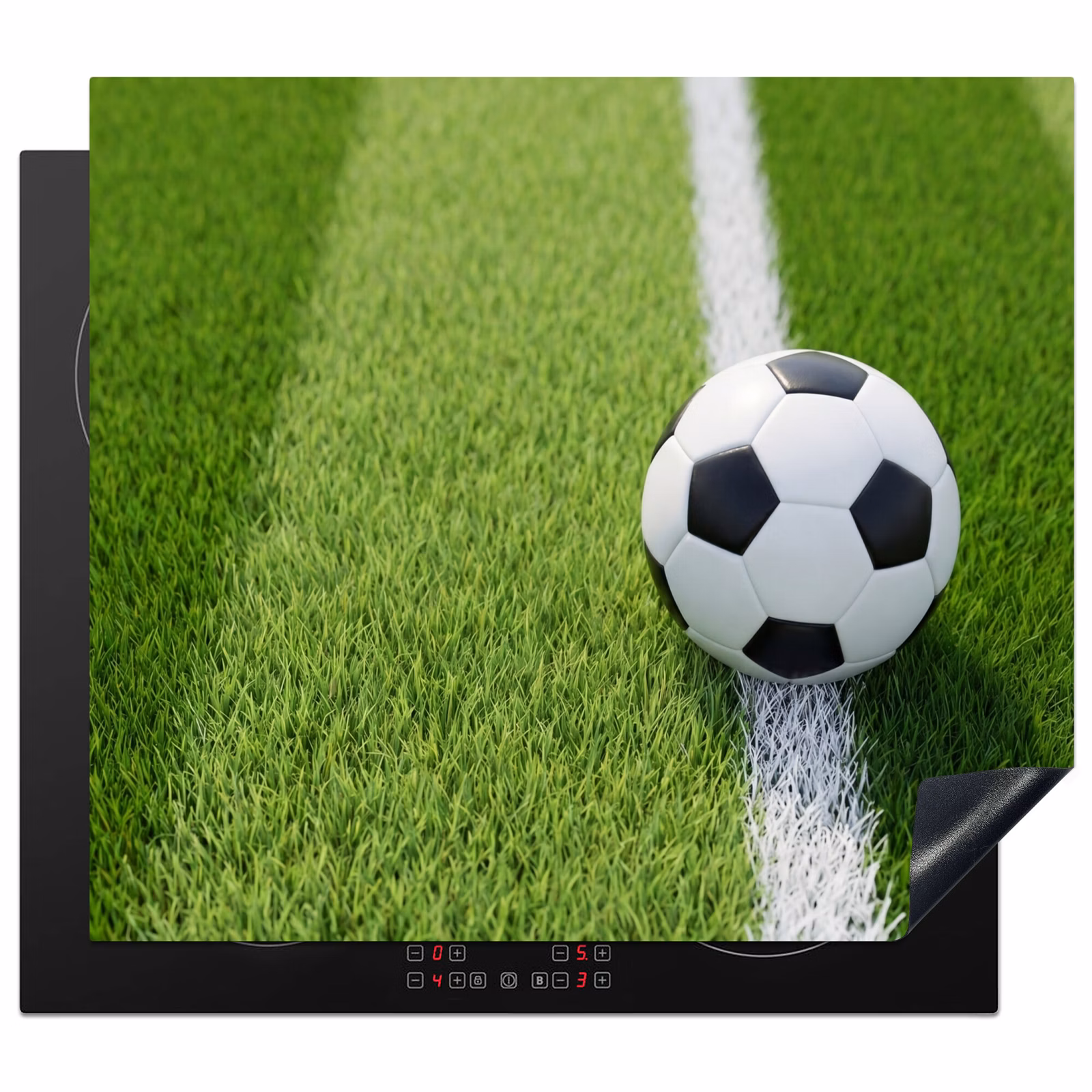 Induction hob cover - Soccer - Lawn - Sport - Green — 1