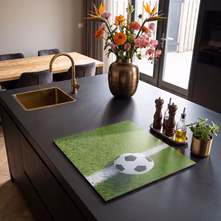 Induction hob cover - Soccer - Lawn - Sport - Green — 2