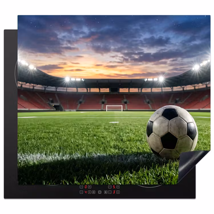 Induction hob cover - Soccer - Stadium - Sports - Green — 1
