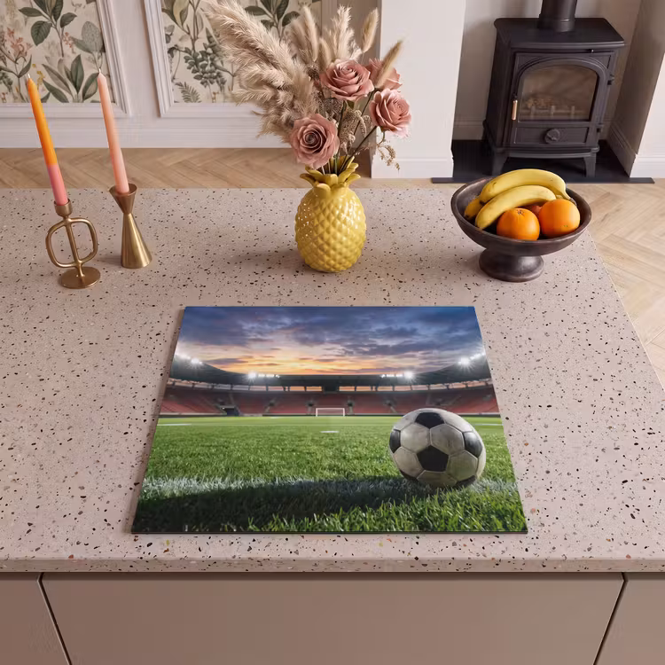 Induction hob cover - Soccer - Stadium - Sports - Green — 3