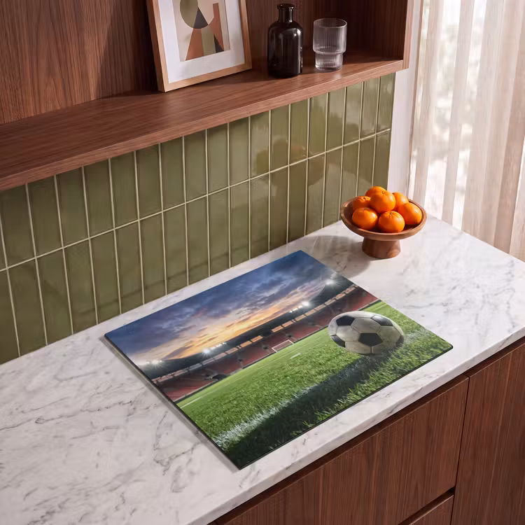 Induction hob cover - Soccer - Stadium - Sports - Green — 4
