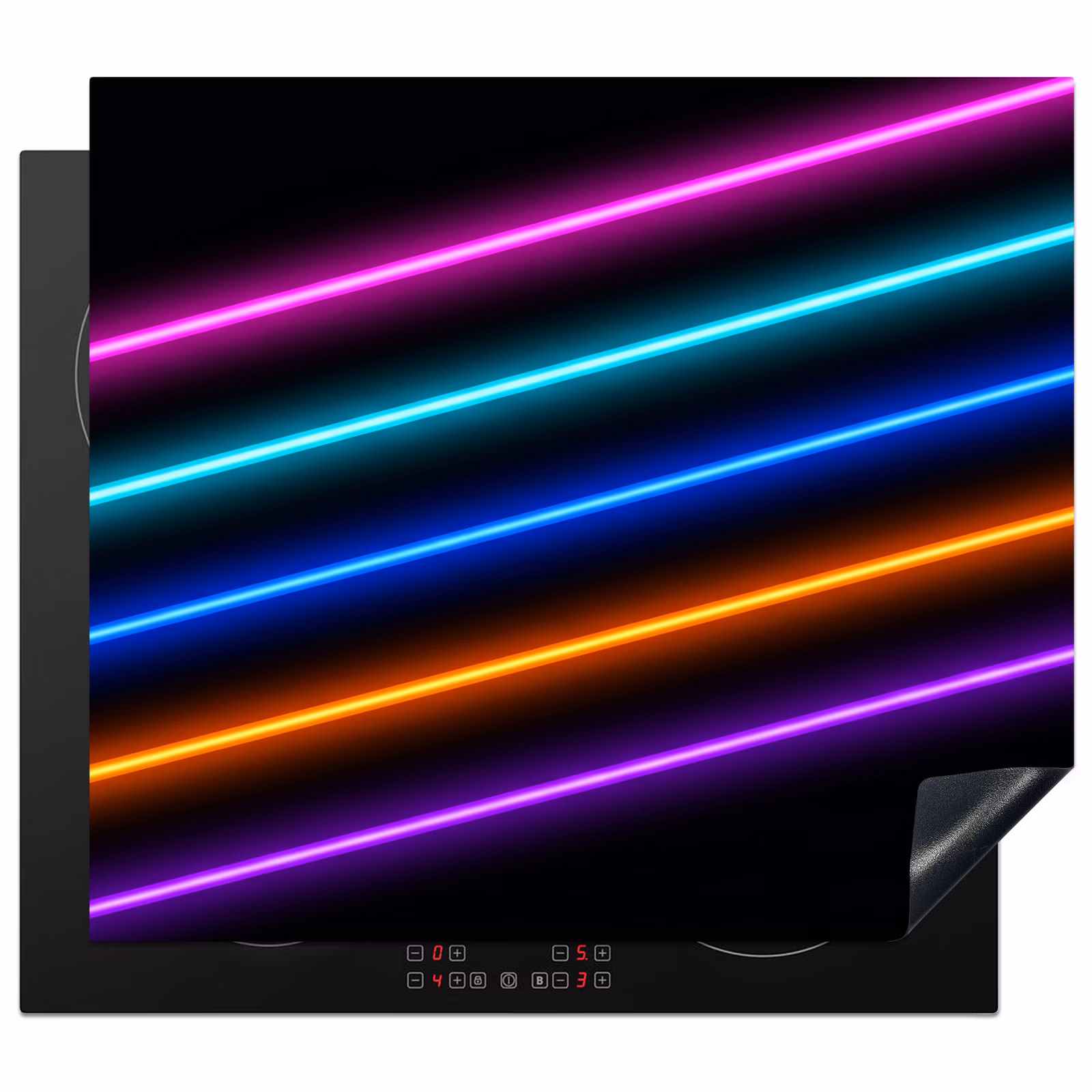 Induction hob cover - Aesthetics - Retro - Neon — 1