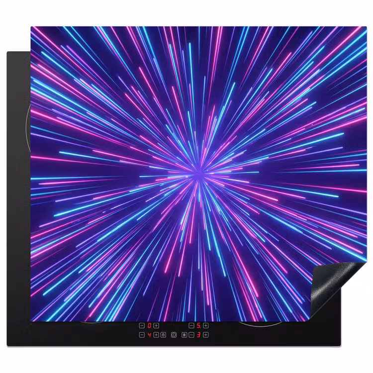 Induction hob cover - Dynamic - Space - Colorful — 1