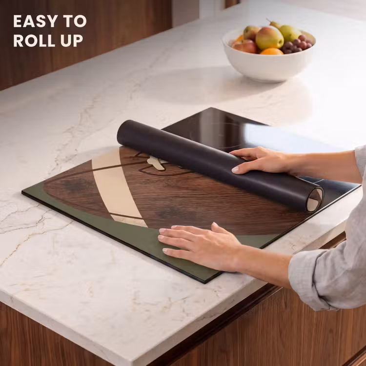 Induction hob cover - Football - Wood - Sport - Green — 6