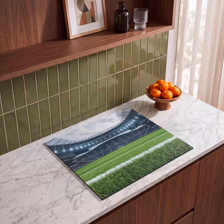 Induction hob cover - Soccer - Stadium - Sports - Green — 4