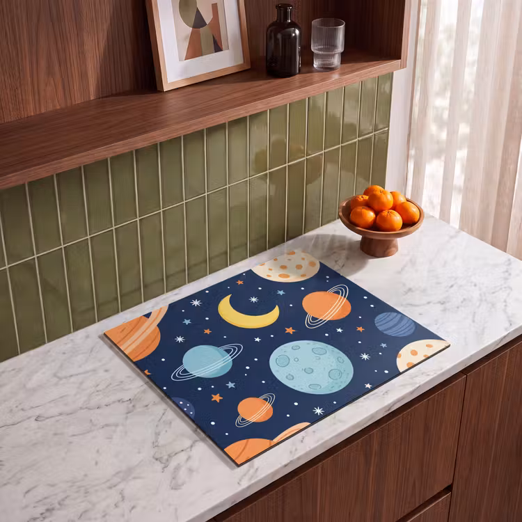 Induction hob cover - Space - Planets - Colorful — 4