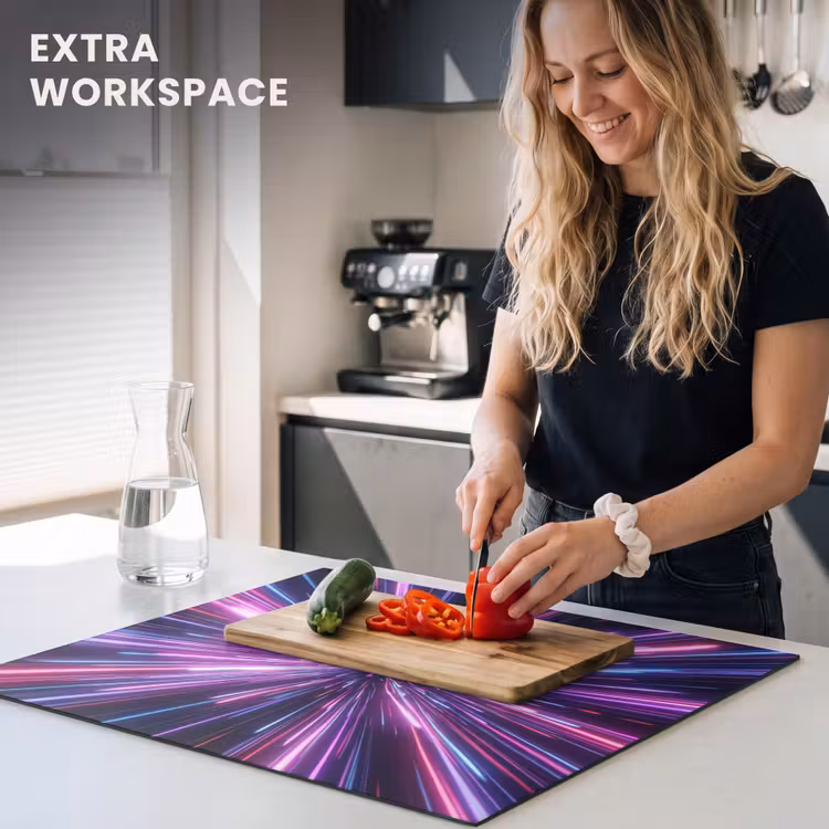 Induction hob cover - Speed of light - Space - Pink - Purple — 7