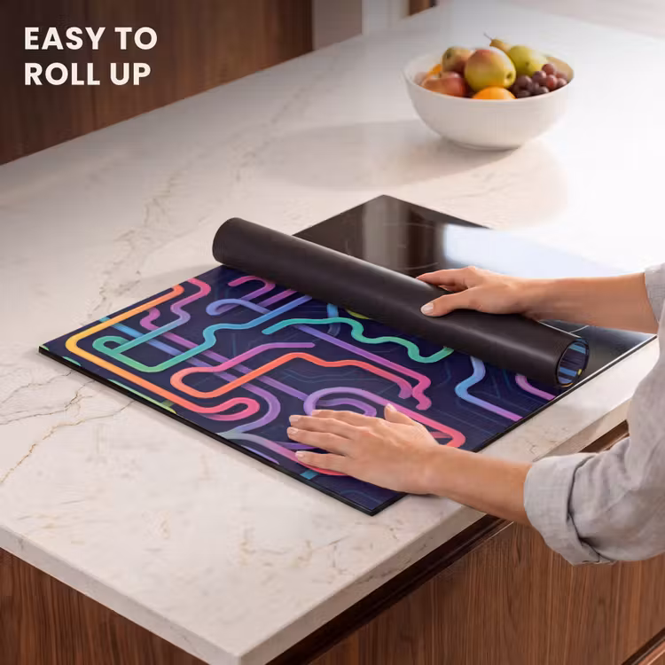 Induction hob cover - Retro - Abstract - Neon — 6
