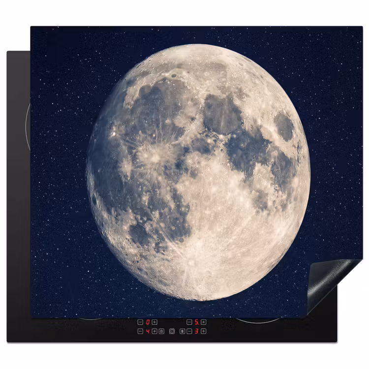 Induction hob cover - Space - Moon - Cosmos — 1