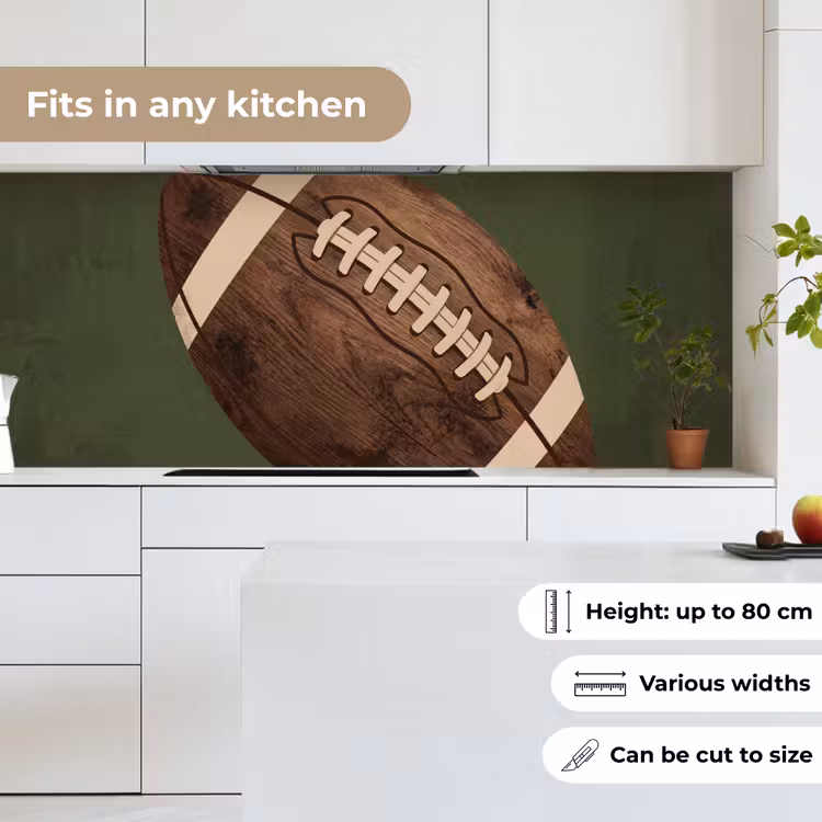 Kitchen splashback - Football - Wood - Sport - Green — 7