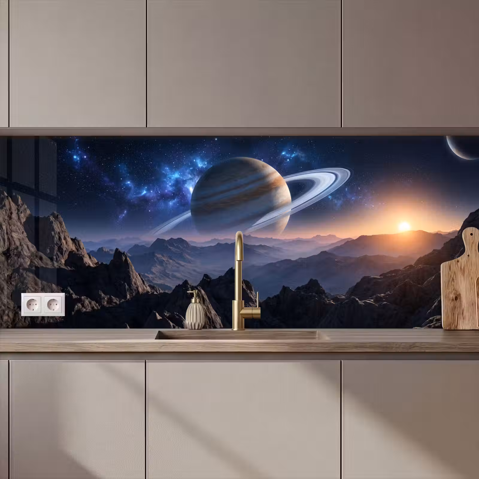 Kitchen splashback - Fantasy - Cosmos - Landscape — 1