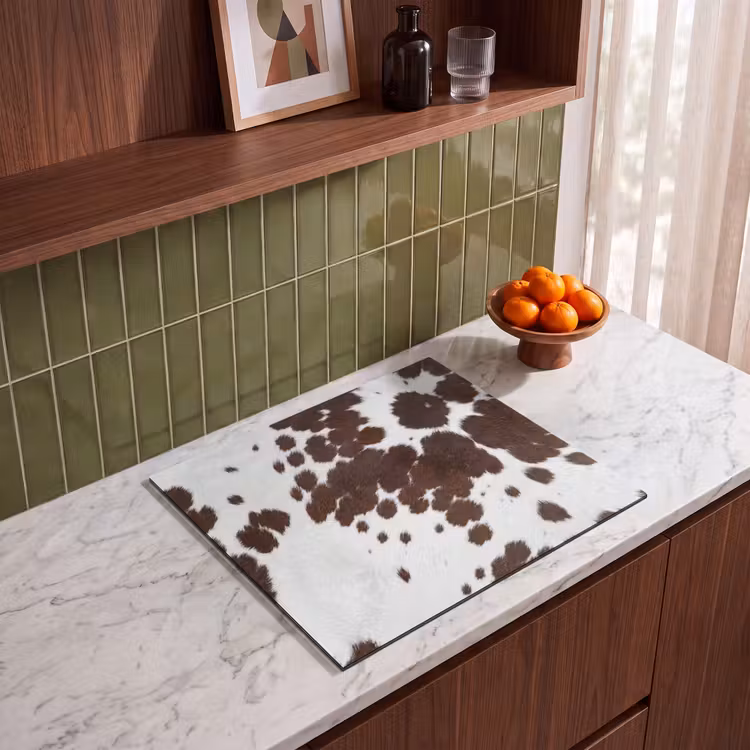 Induction hob cover - Cowhide - Classic - Brown — 4