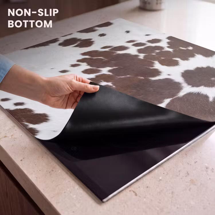 Induction hob cover - Cowhide - Classic - Brown — 5