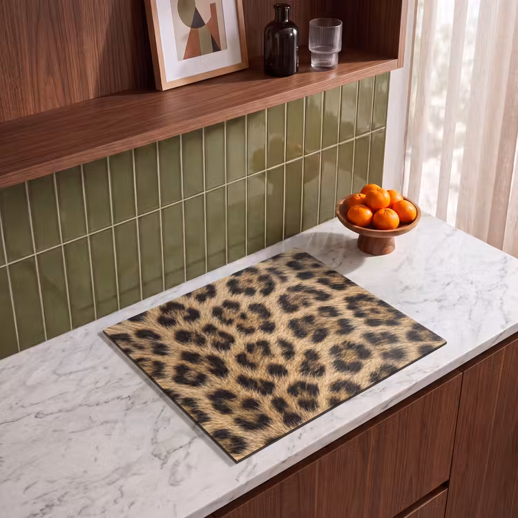 Induction hob cover - Leopard - Coat - Classic - Brown — 4