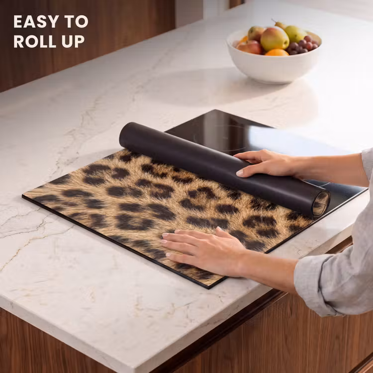 Induction hob cover - Leopard - Coat - Classic - Brown — 6