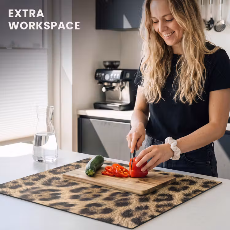 Induction hob cover - Leopard - Coat - Classic - Brown — 7