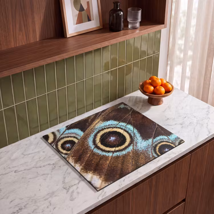 Induction hob cover - Wings - Butterfly - Blue — 4